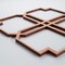 Ekena Millwork Small Englewood Decorative Fretwork Wood Wall Panels, Cherry, 11 3/8"W x 11 3/8"H x 3/8"T WALW12X12X0375EWDCH - alternate 5